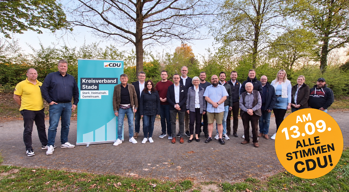 am 13. September zur Kommunalwahl - alle Stimmen CDU