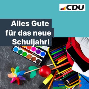 Allen Schülerinnen & Schülern wünschen wir ein erfolgreiches neues Schuljahr.
